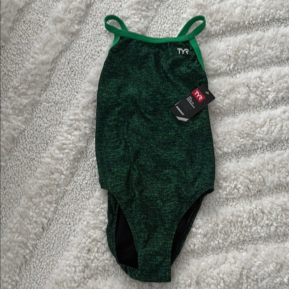 TYR Emerald Performance SwimsuitNWT